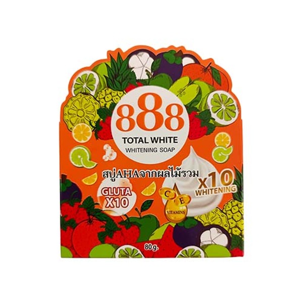 888 Total white whitening soap 80g